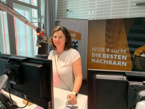 Heike Loosen im WDR 4 Studio